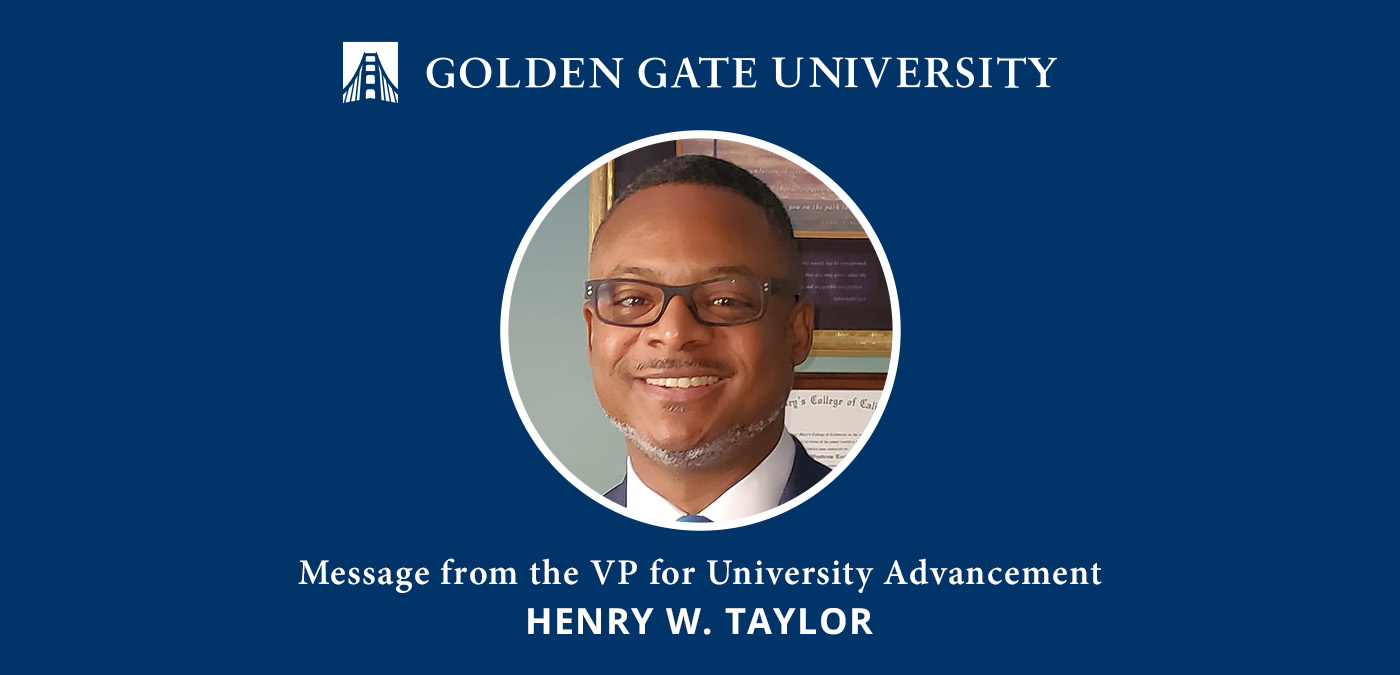 Vice President for University Advancement Henry Taylor
